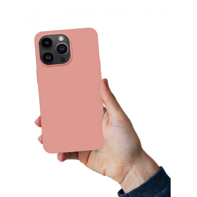 CATANES Silicone Case Cover for Apple iPhone 13 Pro Max - Pink