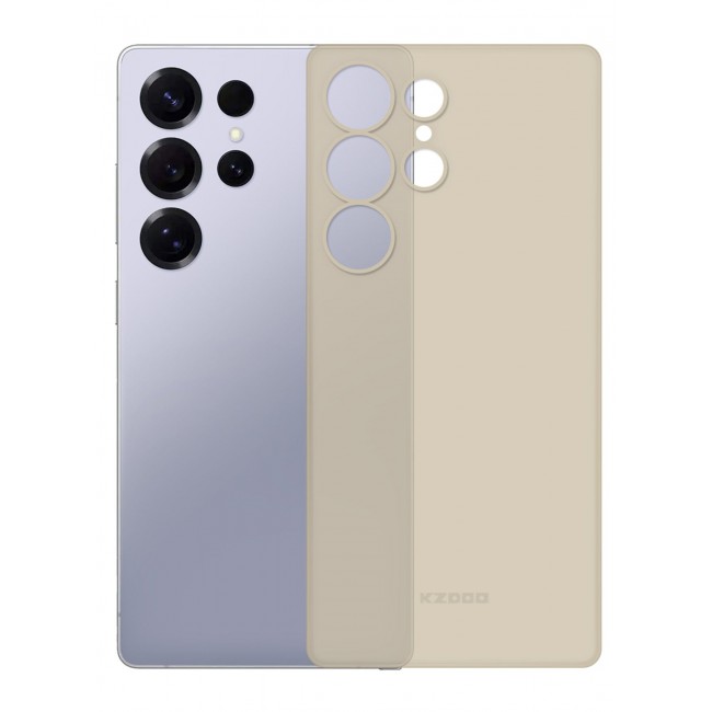 KZDOO 2Packs Case for Galaxy S25 Ultra Air Skin Case All Around Full Protection Ultra Slim 0.3mm Thickness 4g Feather Weight with 3D Screen Protector - Desert Titanium