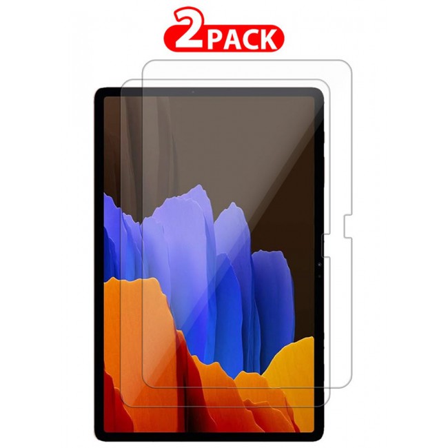 CATANES 2 Packs For Samsung Galaxy Tab S7+ SM-T970 Tablet Screen Protector Anti-Glare 9H Hardness Tempered Glass Scratch Resistant HD Display Screen Protector