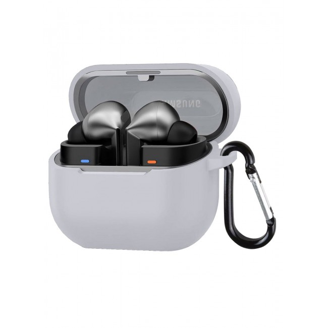 CATANES ( for Galaxy Buds 3 Pro / Buds 3 ) Case, Premium Silicone Case with Carabiner Shockproof Soft Silicone Protective Case for Men,Women