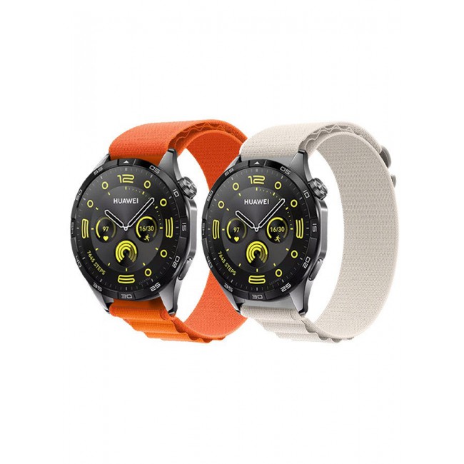 CATANES ( for Huawei Watch GT4 ) 2 Pack, Alpine Sport Strap Rugged Nylon Replacement Wristband for Men Women