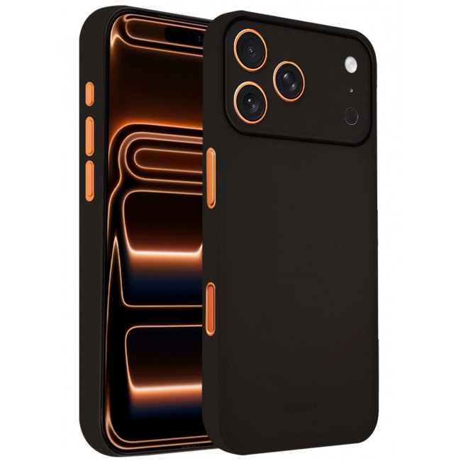 KZDOO 2 Packs Air Skin Case Cover for Apple iPhone 17 Pro Max - Sturdy Back Cover - Durable Thin Case - Drop Protection Cover with 3D Screen Protector - Black
