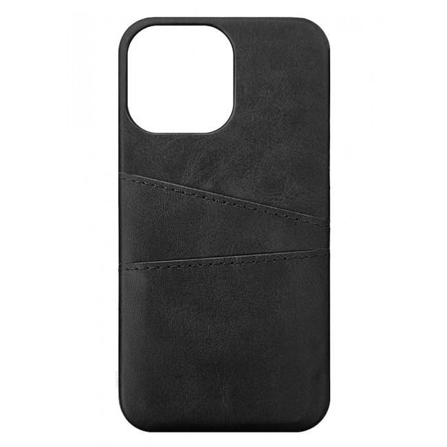 CATANES iPhone 15 Pro Max 3Packs Case Cover Leather with Card Holder for Men Women Phone Case with 3D Screen Protector - Black