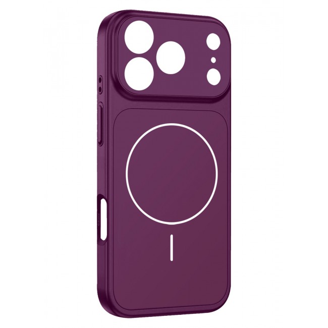 CATANES 2 Pack MagSafe Compatible Case for iPhone 17 Pro Max, Protective Bumper with Drop Protection & Lens Cover - Burgundy