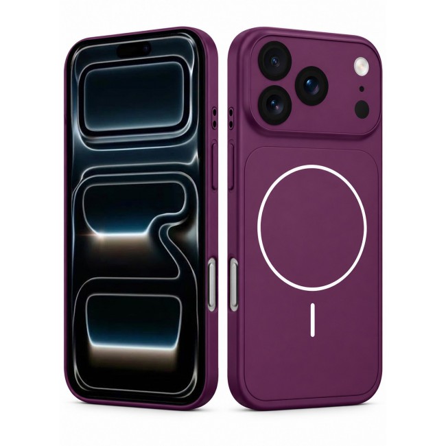 CATANES 2 Pack MagSafe Compatible Case for iPhone 17 Pro Max, Protective Bumper with Drop Protection & Lens Cover - Burgundy