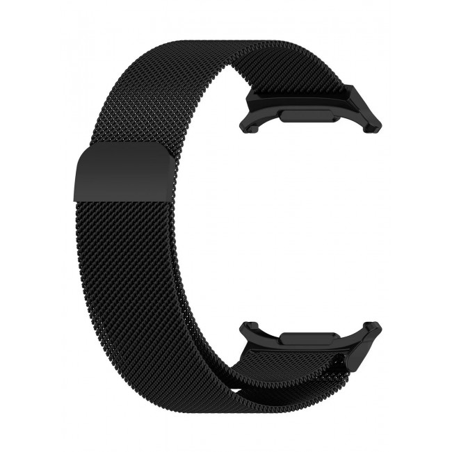 CATANES (for Samsung Galaxy Watch 7 Ultra) Milanese Loop, Metal Mesh Adjustable Strap, Magnetic Clasp Mesh Bands Stainless Steel Metal Connector Black