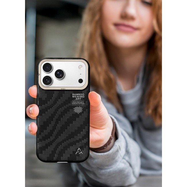 AIRITY Bamboo Fiber Protective Case for iPhone 17/18 Pro Max Ultra Durable, Lightweight & Premium Design Red