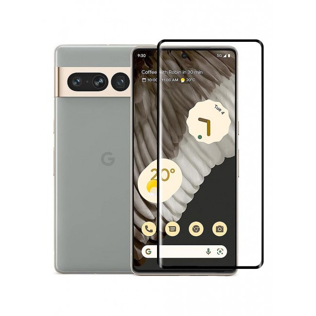 CATANES 2Pack for Google Pixel 7 Pro Clear Case and Screen Protector 360 Degree Front and Back Protection Shockproof Soft TPU with Anti-Scratch Tempered Glass