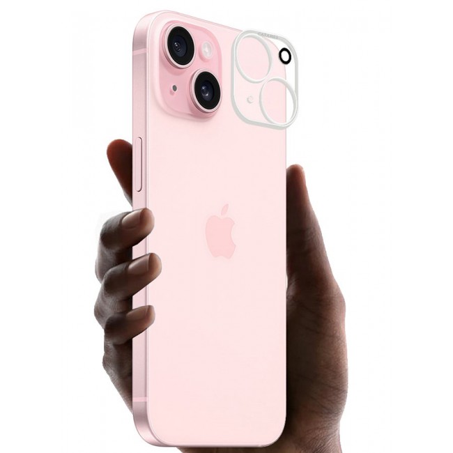 CATANES Camera Lens Protector for Apple iPhone 15 Plus 6.7 inch Tempered Glass 9H Hardness Ultra HD Anti-Scratch Easy to Install Case Friendly Clear Full Coverage Guard