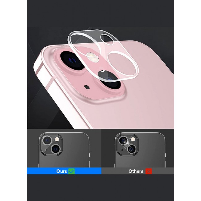 CATANES Camera Lens Protector for Apple iPhone 15 Plus 6.7 inch Tempered Glass 9H Hardness Ultra HD Anti-Scratch Easy to Install Case Friendly Clear Full Coverage Guard