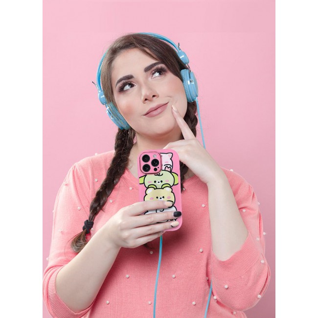 CATANES iPhone 14 Pro Max Case Cover Cartoon Case Unique Design for Women Girls with Camera Lens Protection P02