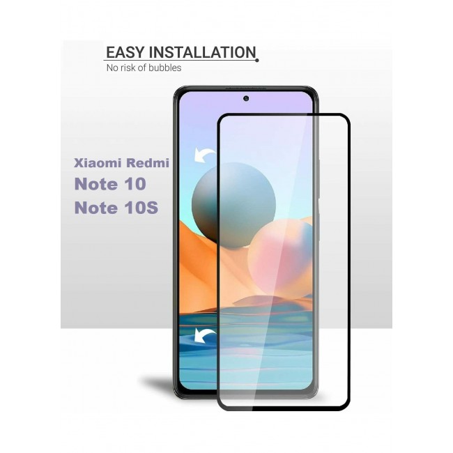 CATANES Xiaomi Redmi Note 10 Note 10S Clear Screen Protector 9D Tempered Glass 6.43 inch