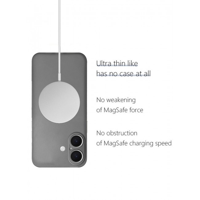 CATANES ( for iPhone 16 Plus ) Case Cover Air Skin Series Back Cover Sturdy Durable Thin Case Drop Protection Cover Clear