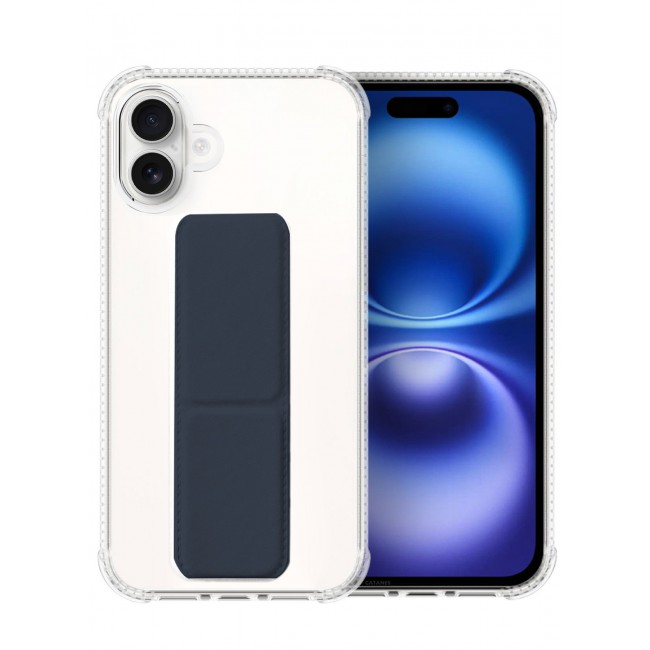 CATANES ( for iPhone 16 ) Case with Phone Grip and Expanding Stand, Kickstand Fully Protective Cover with Phone Grip Holder