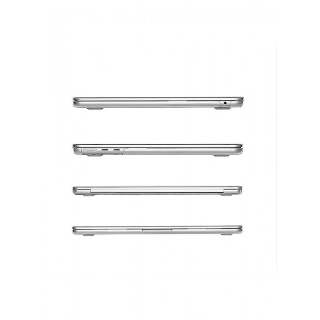 CATANES MacBook Air 13 Inch Case (2022–2025) – Compatible with M2 A2681, M3 A3113, M4 A3240 – Laptop Protective Hard Shell Cover, Smooth Shiny, Crystal Clear