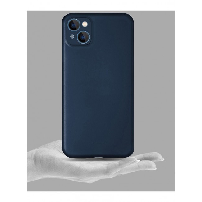KZDOO Air Skin Case Ultra Slim Back Cover Skin for iphone 13 Frosted Anti Slip Full Coverage Blue