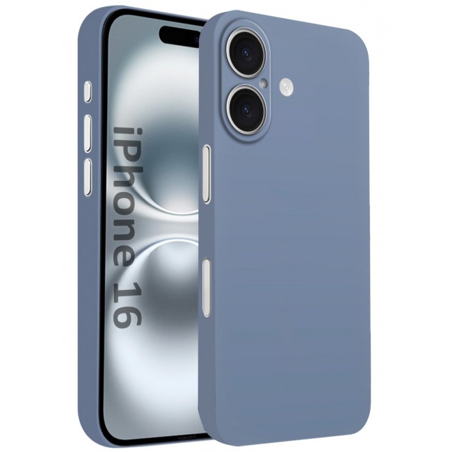 CATANES ( for iPhone 16 ) Ultra Thin Case Cover Air Skin Series Back Cover Sturdy Durable Case Drop Protection Cover - Transparent Blue