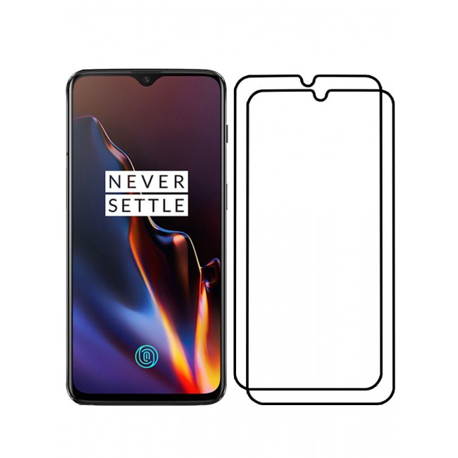 CATANES 2 Pack For OnePlus 6T Screen Protector 3D Tempered Glass Full Glue Back