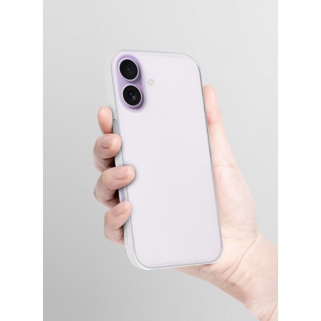 CATANES 2 Packs Case Cover for iPhone 17 - Sturdy Durable Ultra-Thin Case - Air Skin Line Design Transparent Back Cover - Drop Protection Cover with Privacy Screen Protector - White