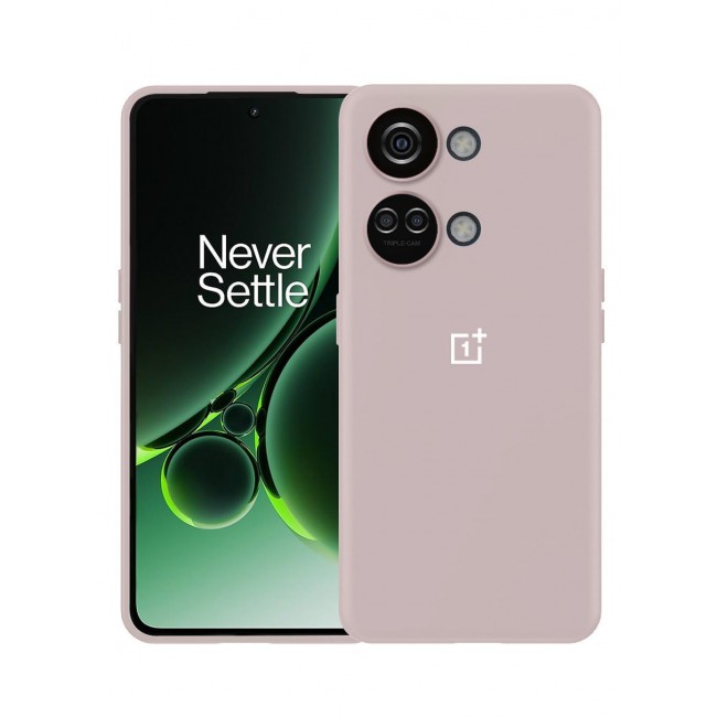 CATANES OnePlus Nord 3 Case Silicone Cover Soft and Durable Comfortable to Grip Soft Flexible Rubber Protective Case Beige