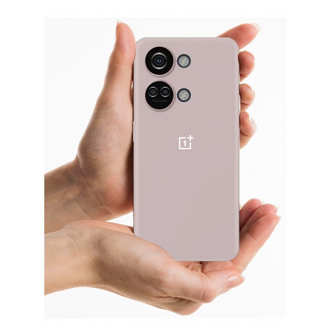CATANES OnePlus Nord 3 Case Silicone Cover Soft and Durable Comfortable to Grip Soft Flexible Rubber Protective Case Beige
