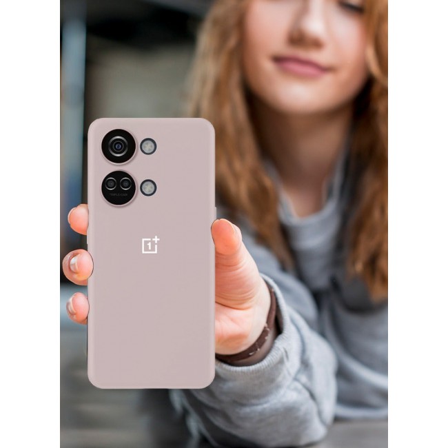 CATANES OnePlus Nord 3 Case Silicone Cover Soft and Durable Comfortable to Grip Soft Flexible Rubber Protective Case Beige
