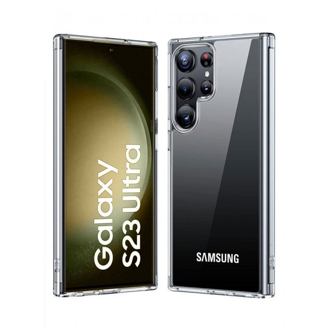 CATANES Samsung Galaxy S23 Ultra Case with Screen Protector 2Pcs + Lens Protector 2Pcs HD Clear 3D Curved Ultra Slim Full Body Front and Back Protection