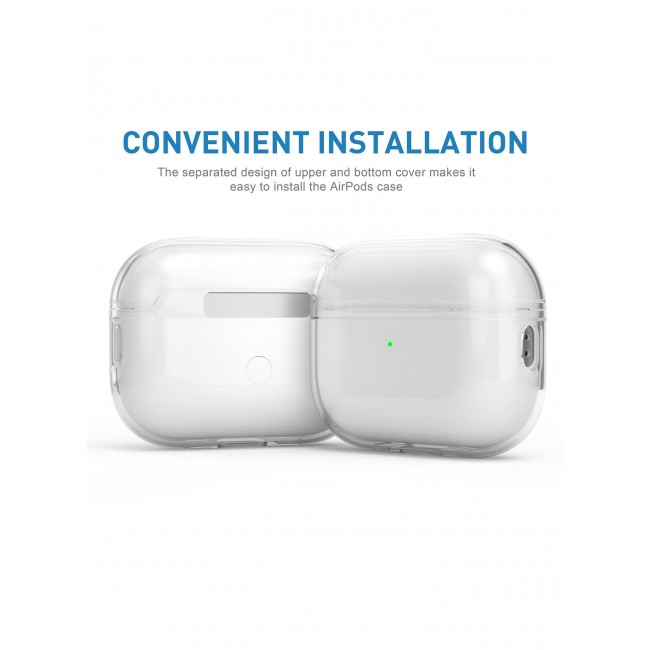 CATANES AirPods Pro 2 Case Clear Protective Cover Soft TPU Shockproof Skin Compatible with Apple AirPods Pro 2nd Generation 2022 Case