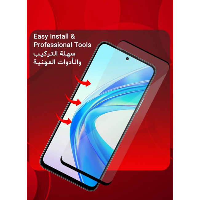 CATANES (for Honor X7b) Tempered Glass Screen Protector Anti-Scratch Case Friendly HD Clear Protective Film