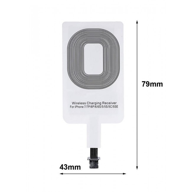 CATANES iPhone 6 Wireless Charging Receiver 5V 800mAh Wireless Charger Adapter Plug and Play Fast Charging Qi Receiver