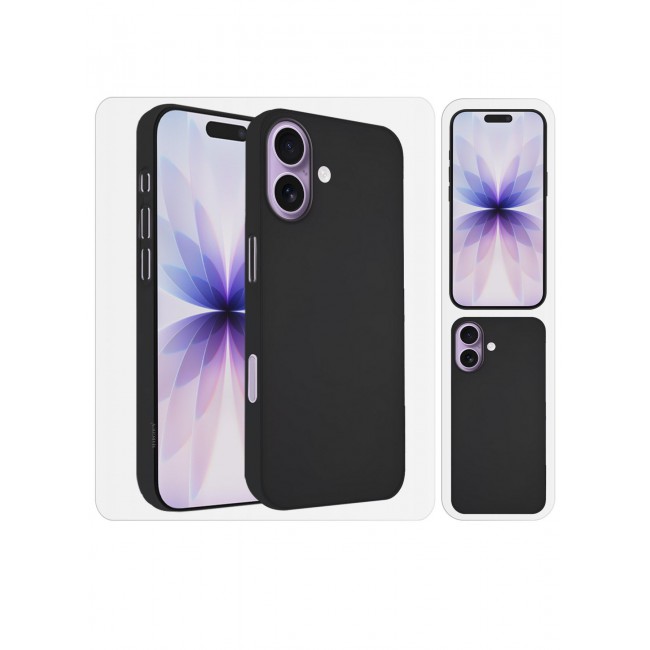 CATANES Air Skin Frosted Matte Case for iPhone 17 - Stylish Ultra Slim Back Cover - Black