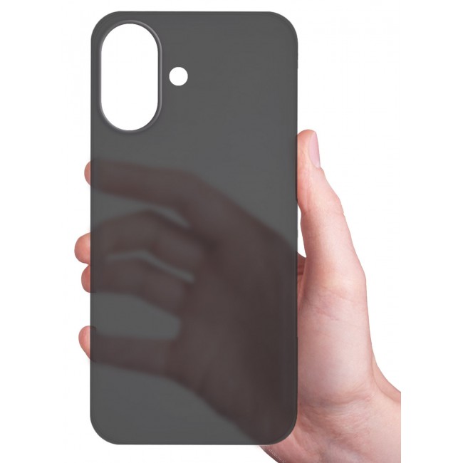 CATANES Air Skin Frosted Matte Case for iPhone 17 - Stylish Ultra Slim Back Cover - Black