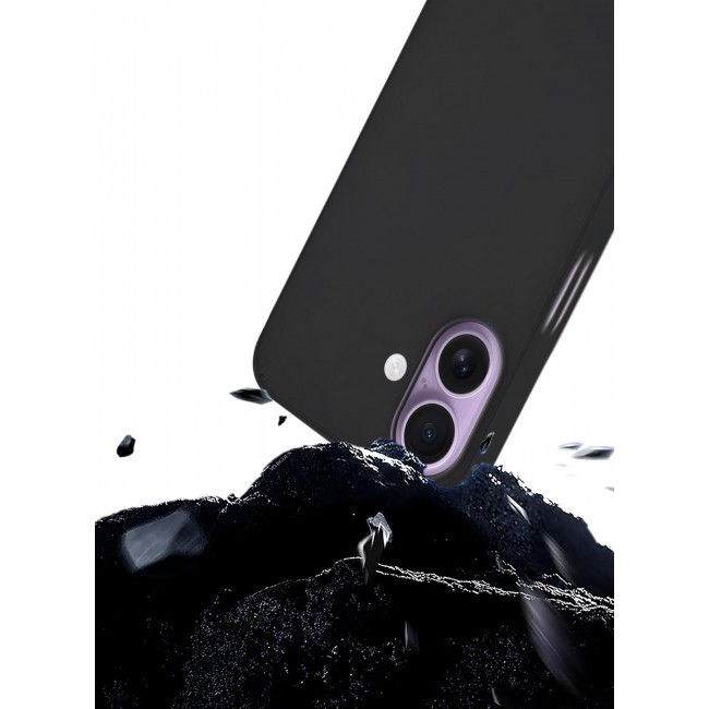 CATANES Air Skin Frosted Matte Case for iPhone 17 - Stylish Ultra Slim Back Cover - Black