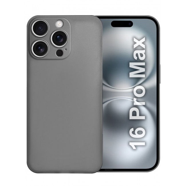 CATANES ( for iPhone 16 Pro Max ) Case Cover Air Skin Series Back Cover Sturdy Durable Thin Case Drop Protection Cover Clear