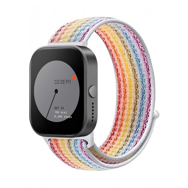 CATANES (for Nothing Watch Pro 22mm) Nylon Strap,Quick Release Bands for Women Men Sport Wristband Strap Rainbow