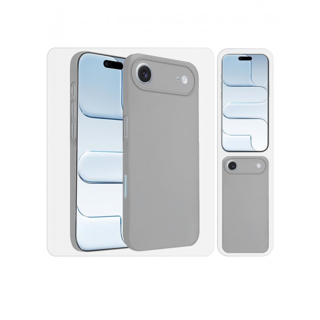 CATANES Air Skin Frosted Matte Case for iPhone 17 Air - Stylish Ultra Slim Back Cover - Natural Titanium