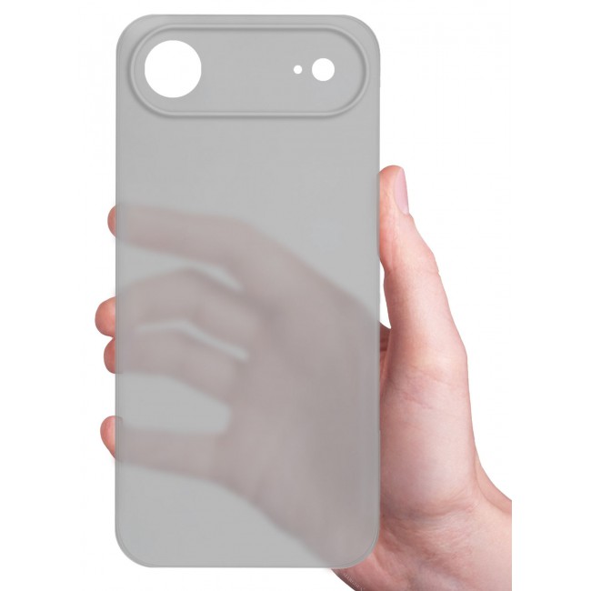CATANES Air Skin Frosted Matte Case for iPhone 17 Air - Stylish Ultra Slim Back Cover - Natural Titanium