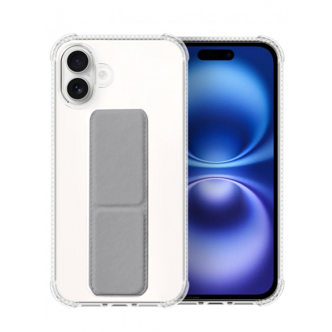 CATANES ( for iPhone 16 Plus ) Case with Phone Grip and Expanding Stand, Kickstand Fully Protective Cover with Phone Grip Holder