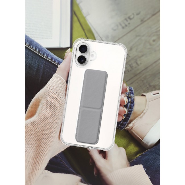 CATANES ( for iPhone 16 Plus ) Case with Phone Grip and Expanding Stand, Kickstand Fully Protective Cover with Phone Grip Holder