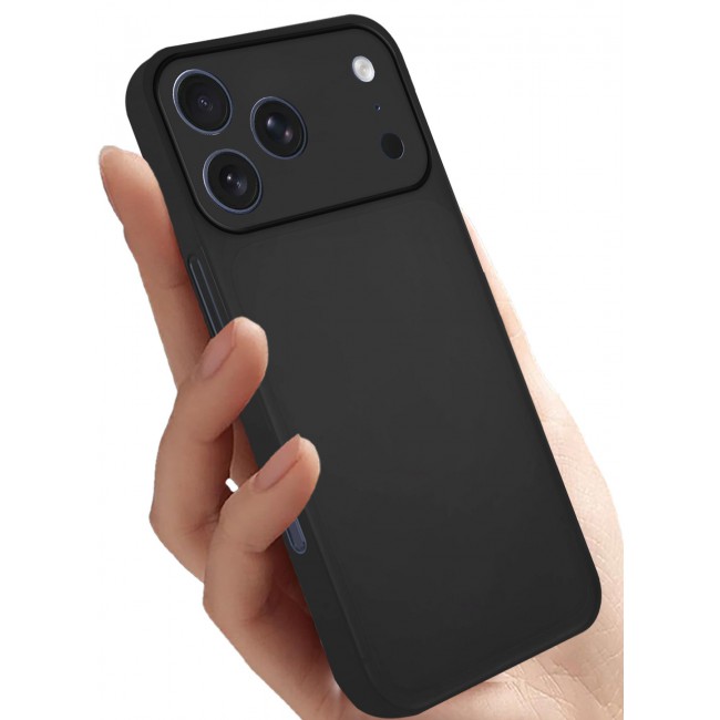 CATANES Air Skin Frosted Matte Case for iPhone 17 Pro - Stylish Ultra Slim Back Cover - Black