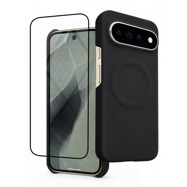 CATANES 2 Pack Premium Alcantara Case for Google Pixel 11 Pro XL Magnetic Shockproof Slim Cover - Black