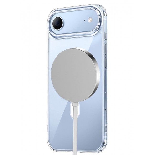 CATANES 2 Pack Clear Magnetic Case for iPhone 17 Air - Transparent Shockproof Protective Cover with MagSafe Compatibility