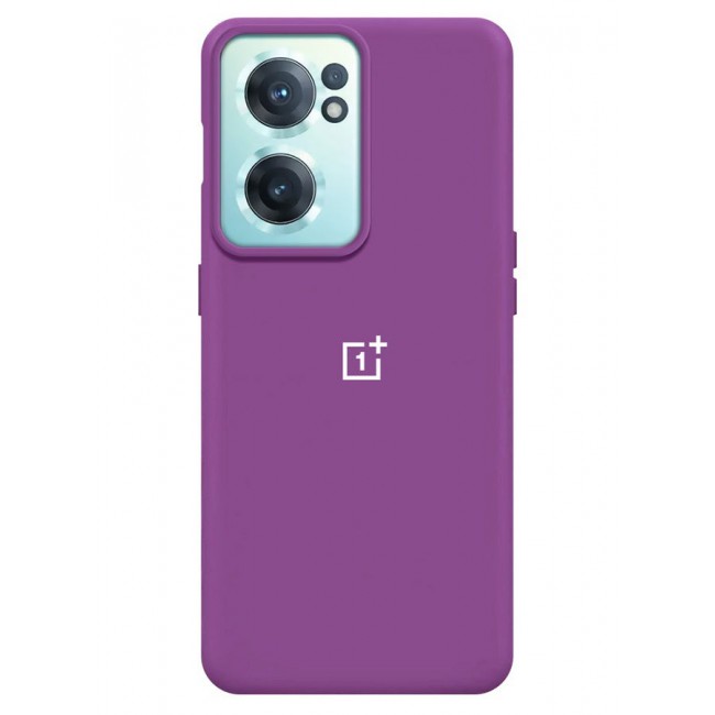 CATANES OnePlus Nord CE2 Case Silicone Cover Soft and Durable Comfortable to Grip Soft Flexible Rubber Protective Case Purple