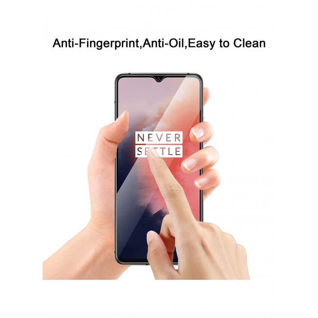 CATANES OnePlus 7T Screen Protector Tempered Glass 9H Anti-Scratch Shatterproof HD Edge to Edge Full Coverage Film 6.55 inch