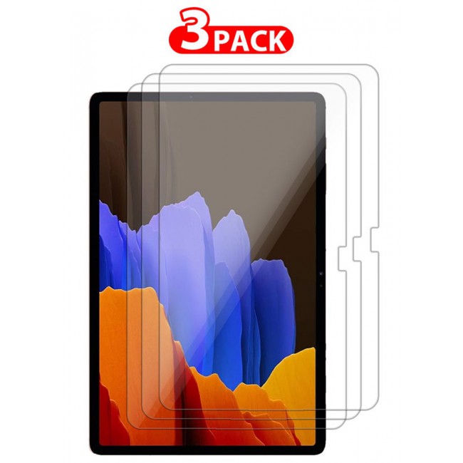 CATANES 3 Packs For Samsung Galaxy Tab S7+ SM-T970 Tablet Screen Protector Anti-Glare 9H Hardness Tempered Glass Scratch Resistant HD Display Screen Protector