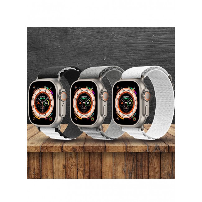 CATANES 3 Pack For Apple Watch Band 49mm 45mm 44mm 42mm Alpine Loop Band Women Men Adjustable with Metal G-Hook Strap for iWatch Ultra Series SE 8/7/6/5/4/3/2/1 Multicolour