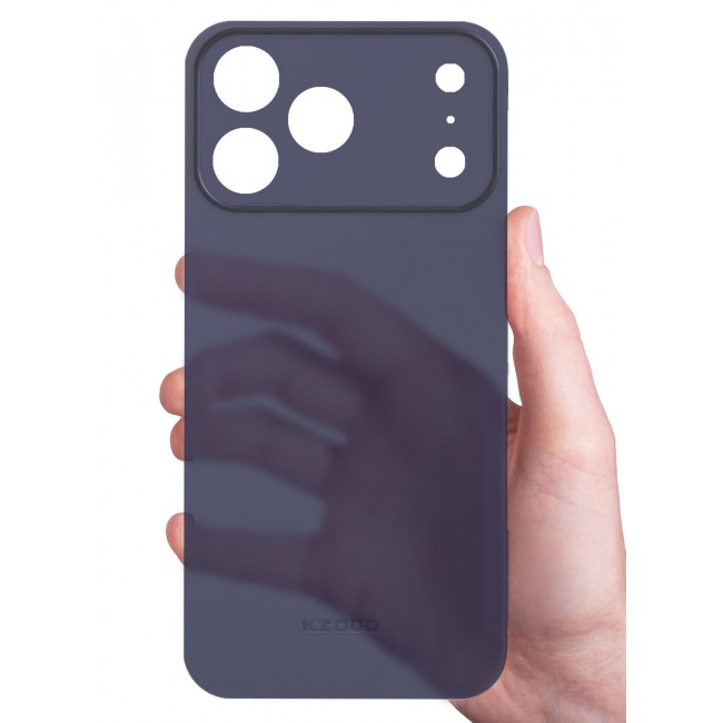 KZDOO 2 Packs Air Skin Case Cover for Apple iPhone 17 Pro - Sturdy Back Cover - Durable Thin Case - Drop Protection Cover with 3D Screen Protector - Blue