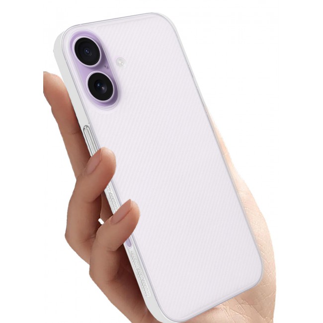 CATANES 2 Packs Case Cover for iPhone 17 - Sturdy Durable Ultra-Thin Case - Air Skin Line Design Transparent Back Cover - Drop Protection Cover with 3D Screen Protector - White