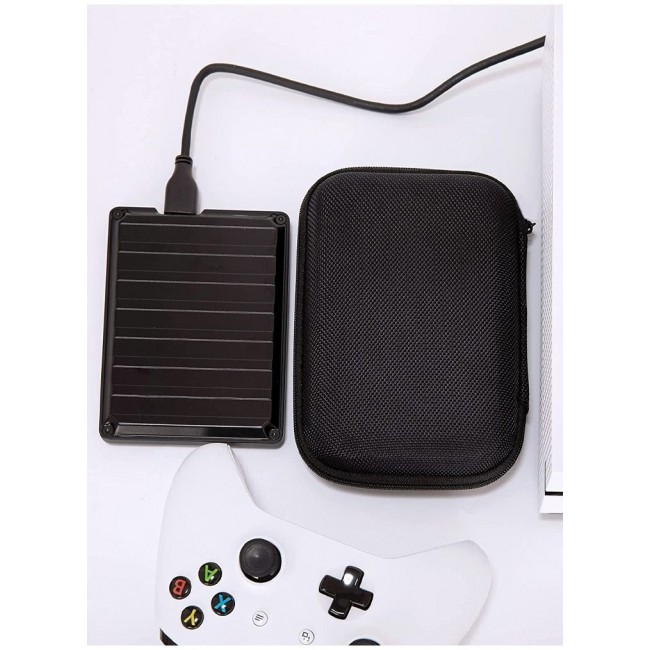 CATANES Carrying Case for External Hard Drive Electronics Accessories EVA Travel Tech Organizer Shockproof Bag 15x10x4.5cm