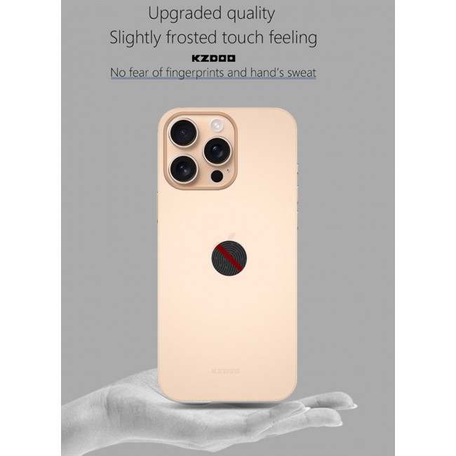 KZDOO ( for iPhone 16 Pro ) Case Cover Air Skin Series Back Cover Sturdy Durable Thin Case Drop Protection Cover